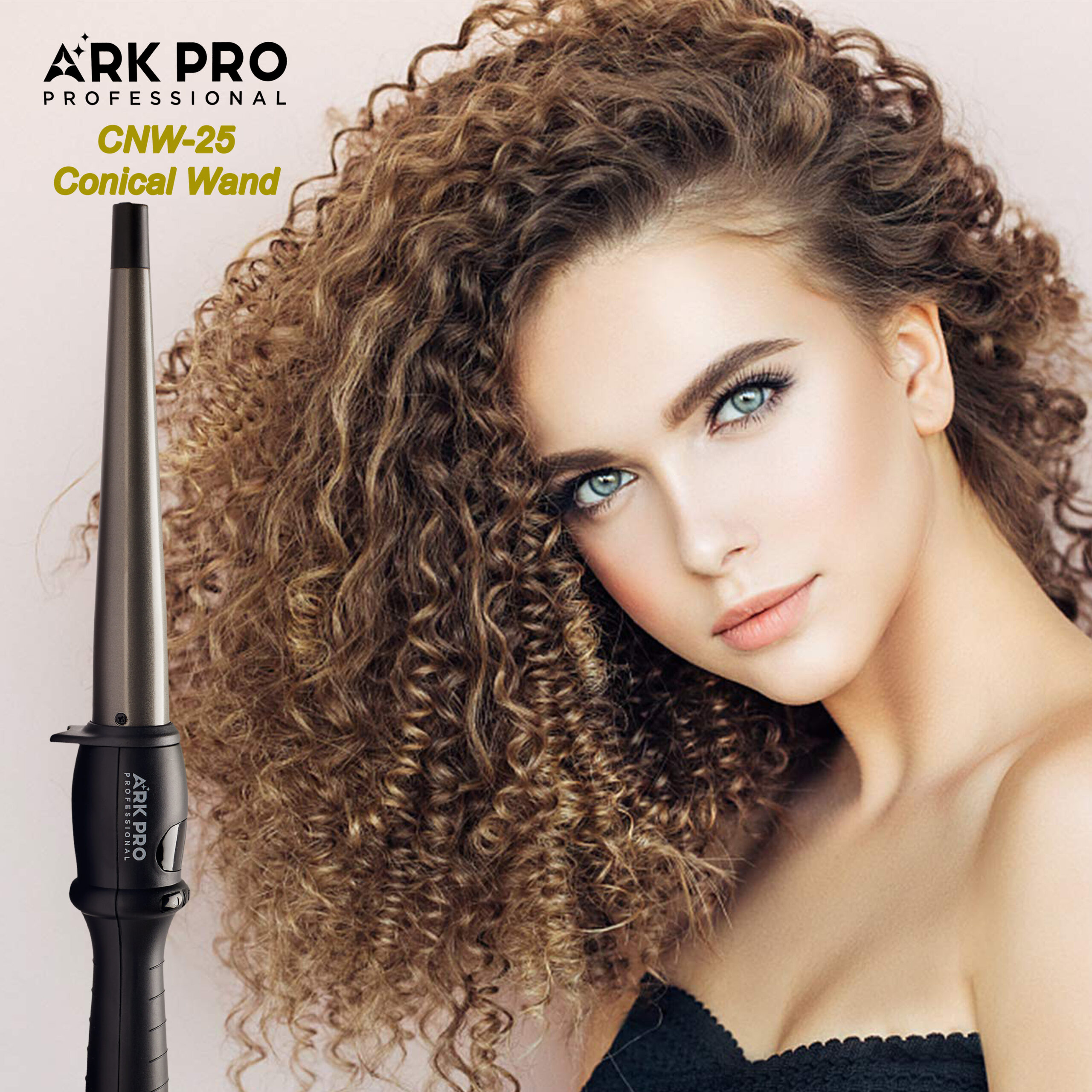 Conical curler clearance